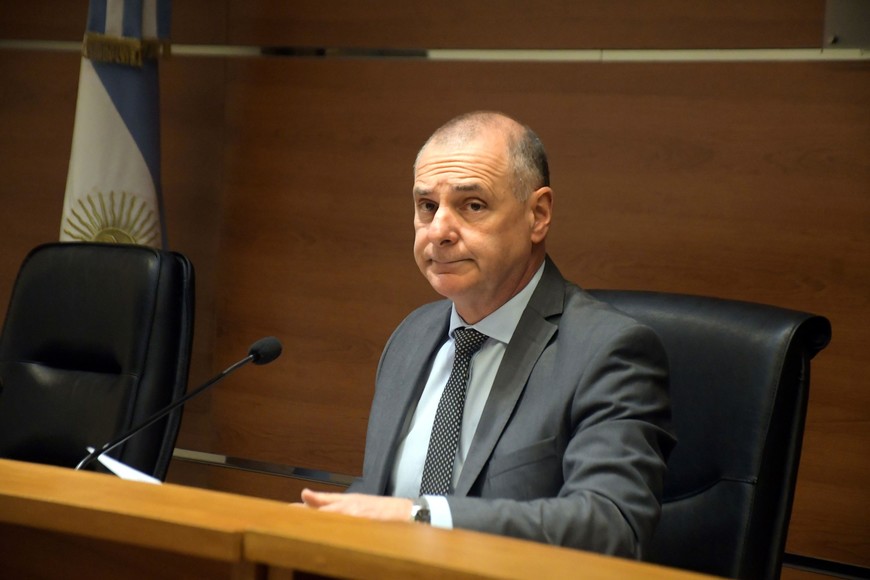 Luis Octavio Silva juez. Foto: Guillermo Di Salvatore