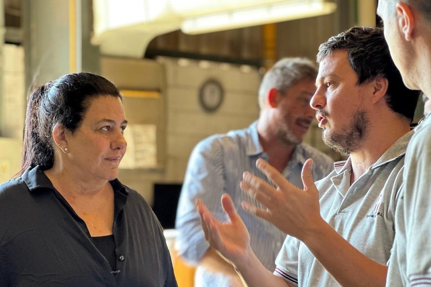 La diputada provincial Fernanda Castellani continúa con su activa agenda de visitas a pequeñas y medianas empresas (PyMEs)