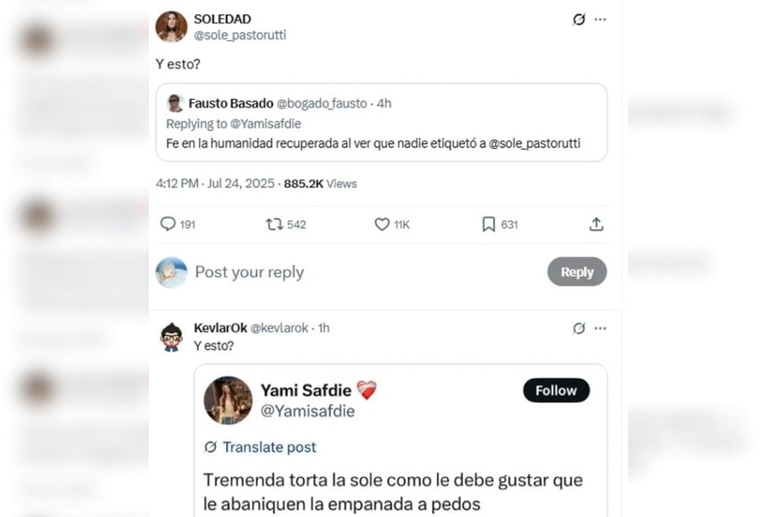 Los tuits de Yami Safdie