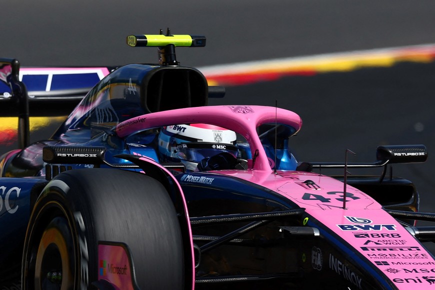 Formula One F1 - Belgian Grand Prix - Circuit de Spa-Francorchamps, Stavelot, Belgium - July 25, 2025
Alpine's Franco Colapinto during practice REUTERS/Yves Herman