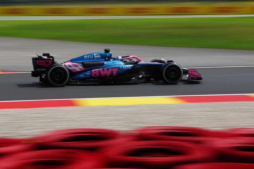 Formula One F1 - Belgian Grand Prix - Circuit de Spa-Francorchamps, Stavelot, Belgium - July 25, 2025
Alpine's Franco Colapinto during practice REUTERS/Yves Herman