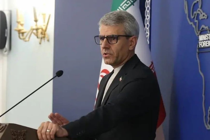 Esmaeil Baghaei, portavoz del Ministerio de Relaciones Exteriores de Irán. Xinhua/DW