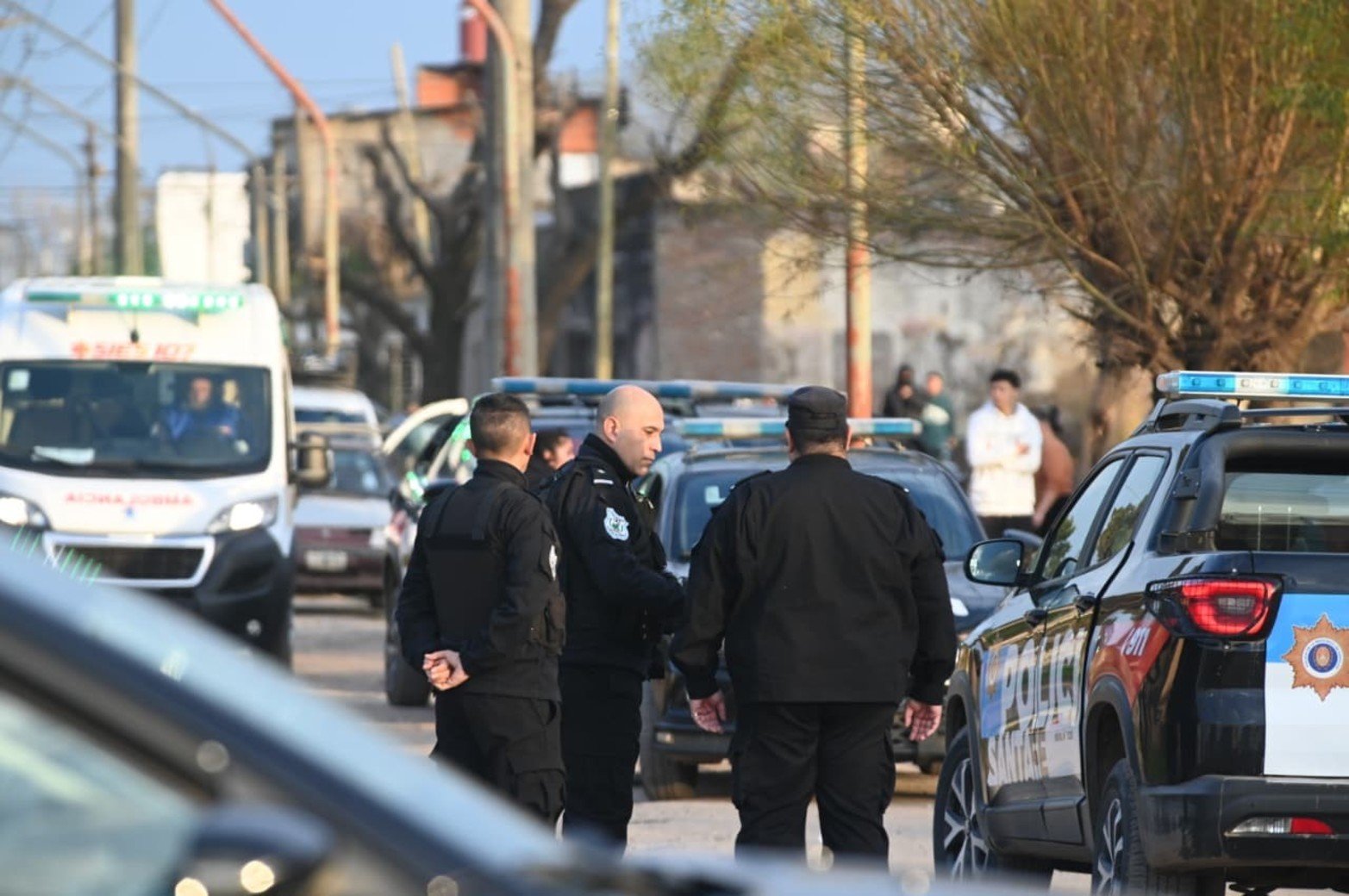 Varias horas duró el operativo.