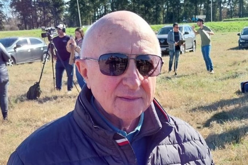 Ovidio Butani: "Transitamos a diario una ruta 33 que apenas si tiene el ancho de un arco de fútbol". Foto: Sur24