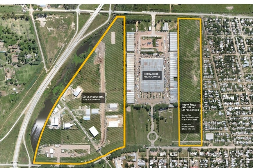 Proyecto para que Los Polígonos II sea reconocido como parque productivo en Santa Fe. Foto: Archivo.