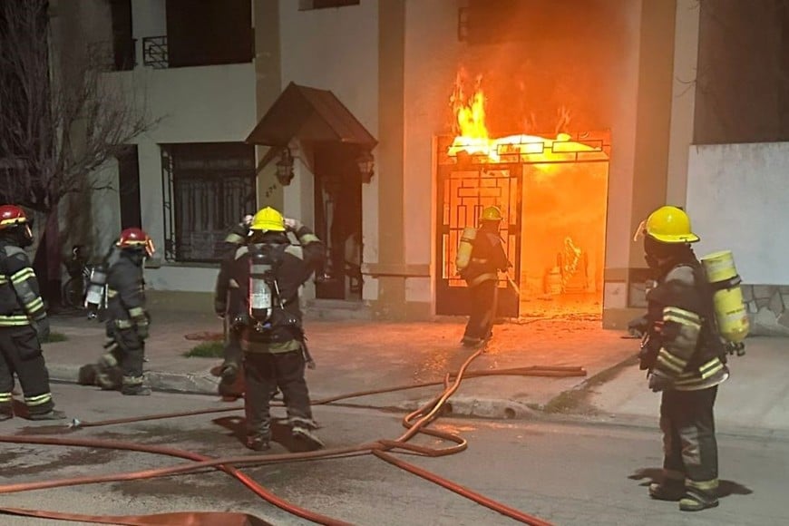El operativo contó con la participación de la Policía Comunal, Defensa Civil y el SAME