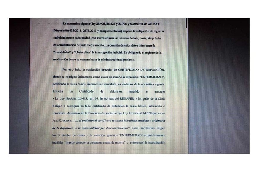 Fragmento denuncia CN incorporado a la causa.