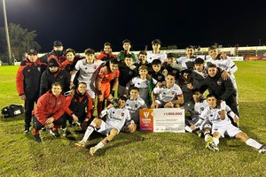El festejo de Newell's de Rosario.