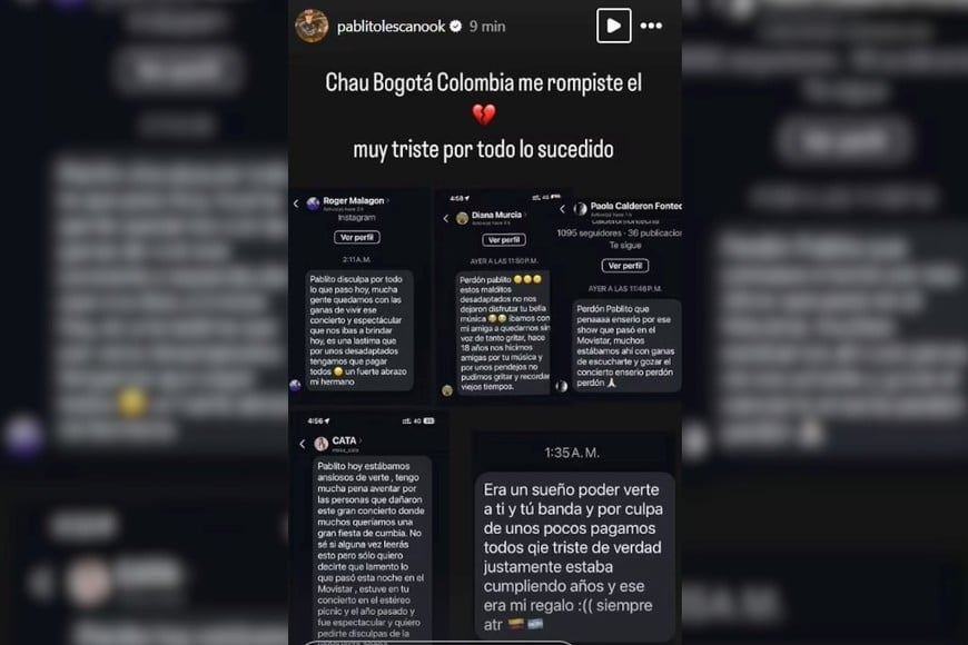 La palabra del líder de la banda.