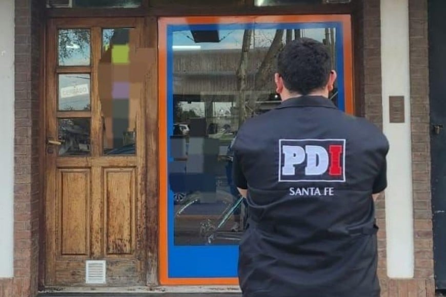 La agencia de quiniela allanada en 2024. Foto: PDI