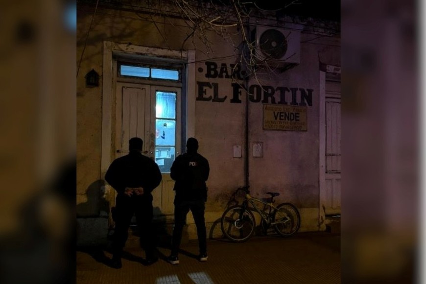 El bar donde se hacían apuestas ilegales. Foto: PDI