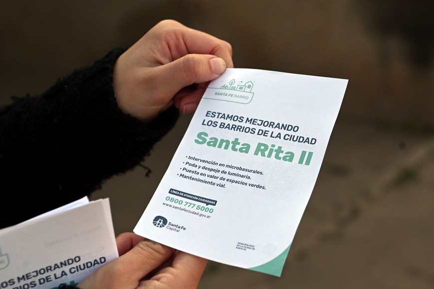 En Santa Rita II, se despliega este programa.