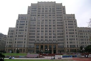 La Facultad de Medicina de la UBA, donde ocurrió la caída del estudiante de 27 años.
