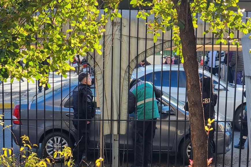 Así se vio el altercado desde el Hospital Cullen.