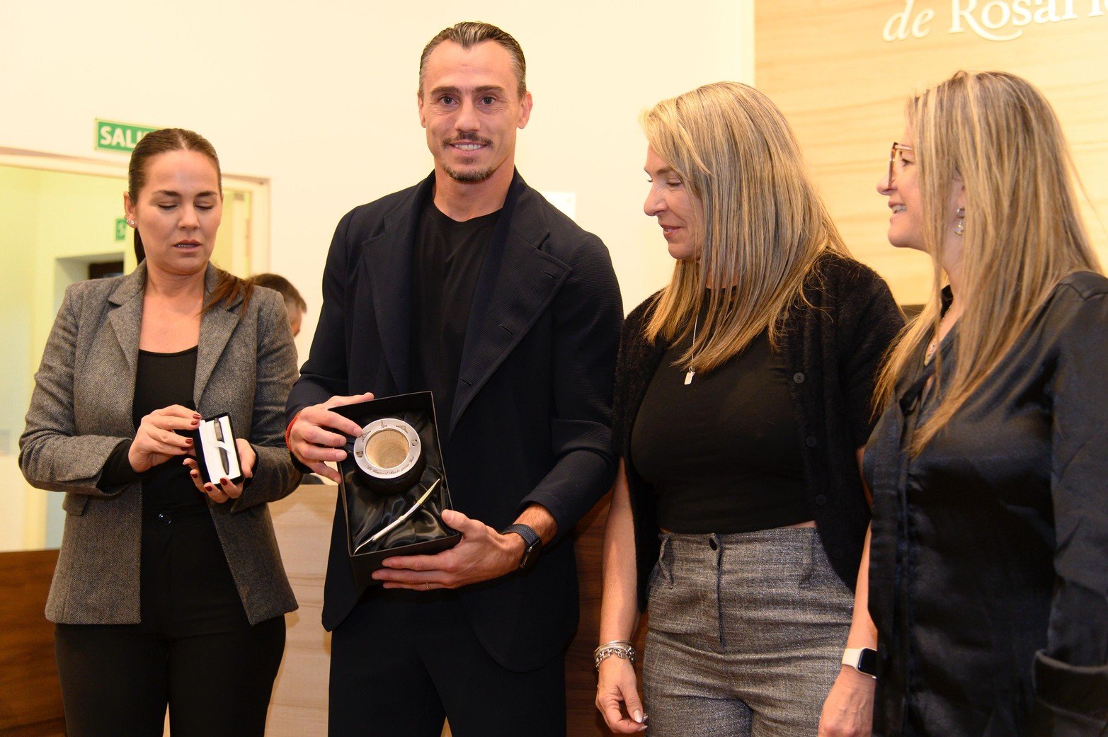 Imhoff, deportista distinguido por el Concejo Municipal de Rosario.