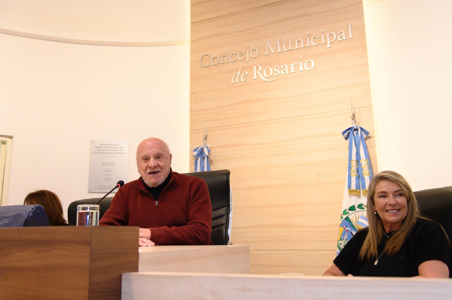 Imhoff, deportista distinguido por el Concejo Municipal de Rosario.