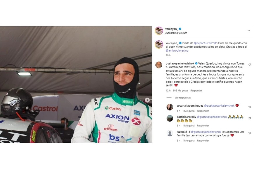 El conmovedor comentario que dejó Gustavo Yankelevich en el posteo de su nieto. Crédito: NA.