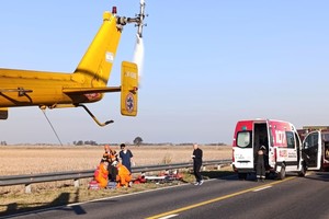 Un hombre de 73 años domiciliado en la zona rural de Chabás murió en el choque