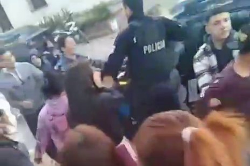 El preocupante hecho se registró en la plaza central.