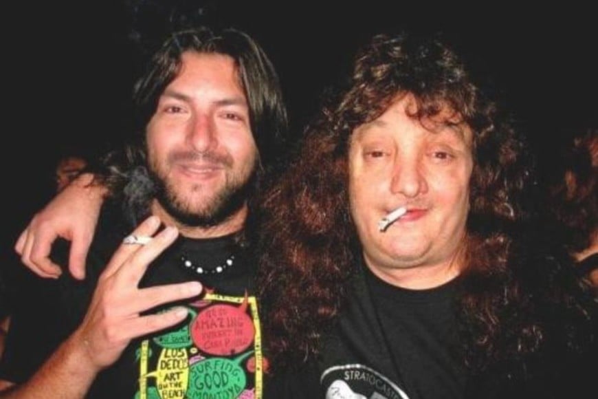 Cristian “Matt Hungo” Deicas junto a Luis “Turco” Jozami