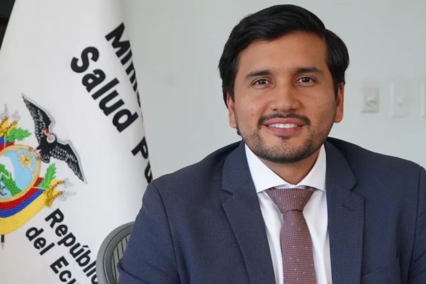 El ministro de Salud de Ecuador, Jimmy Martin.
