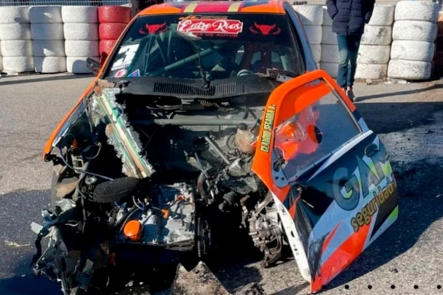 El piloto cordobés falleció horas después por la gravedad de las lesiones.