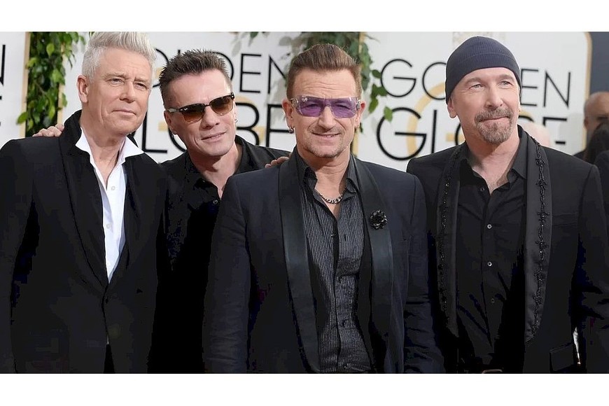 La banda irlandesa U2 se solidarizó con el pueblo palestino.