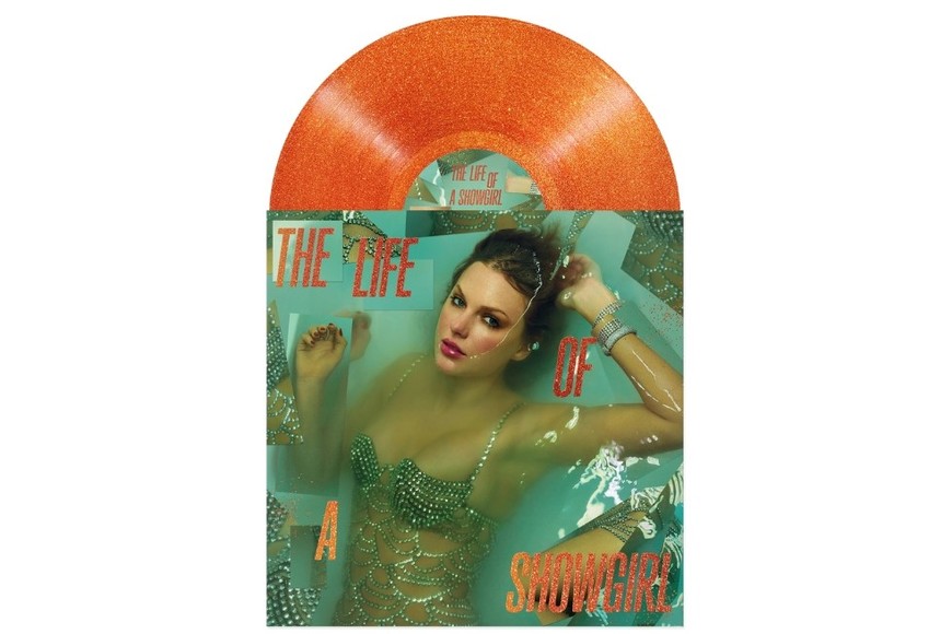 Taylor Swift reveló la tapa de su duodécimo álbum "The Life of a Showgirl" . Crédito: Taylor Swift.