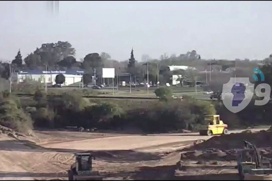 Efectivos policiales desplegaron un control vehicular en una de las arterias principales de la ciudad.