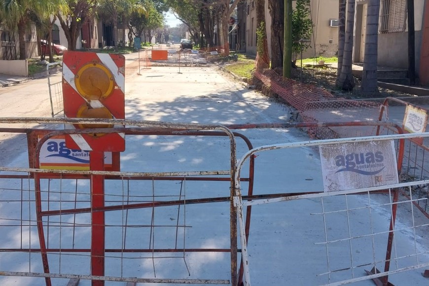 Parcialmente, Assa completó tareas de asfaltado en Alberdi, comenzando desde Alem. Foto: Gentileza Assa