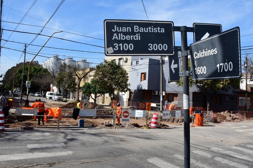 Los trabajos demorarán aproximadamente dos meses. Foto: Guillermo Di Salvatore