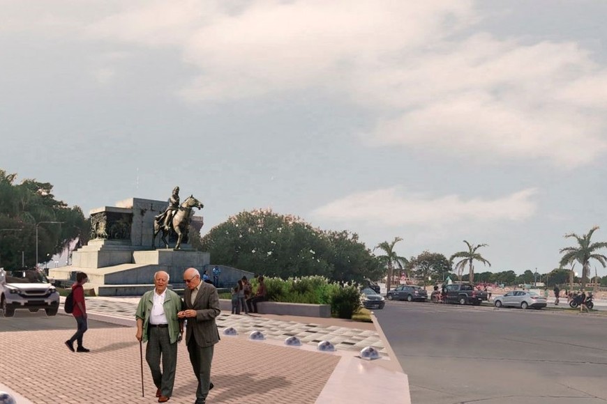 El monumento al Brigadier será resignificado.