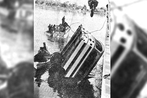 La imagen que publicó El Litoral en su tapa.