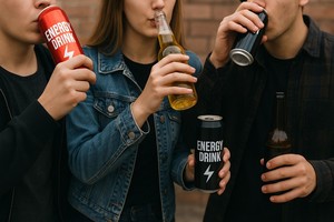 El consumo combinado de energizantes con alcohol preocupa entre los más jóvenes. Crédito: Archivo (IA)