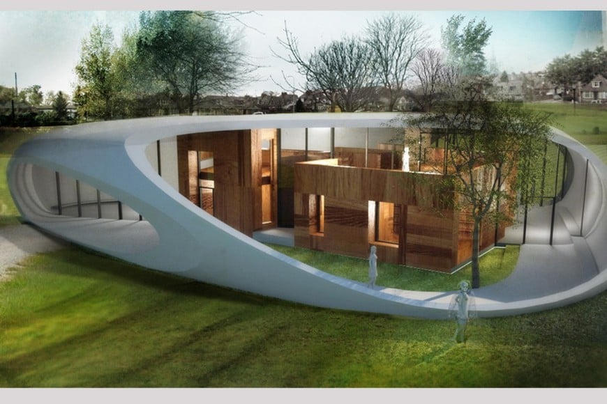 Vista general del Centro de Atención Oncológica Maggie´s de la localidad escoscesa de Aberdeen, Reino Unido. Gentileza