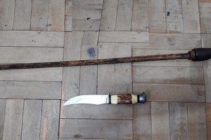 Las armas blancas que fueron secuestradas por la policía. Foto: El Litoral