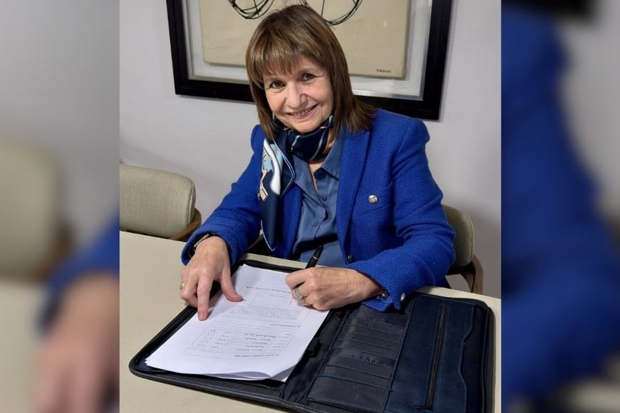Patricia Bullrich anunció su candidatura a senadora por la Ciudad de Buenos Aires.