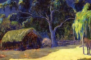 Fragmento de “Nocturno” de Malharro.  Foto: Colección Sívori