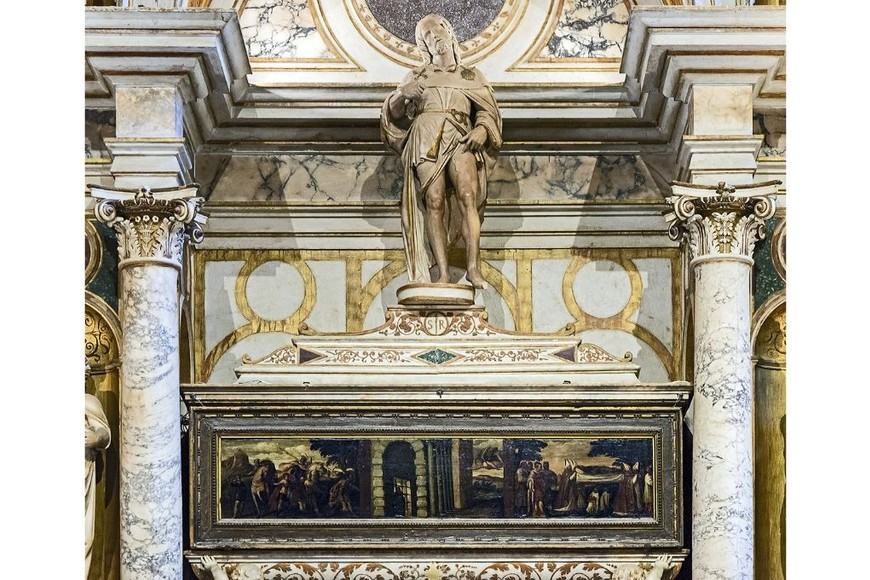 Tumba de San Roque en la iglesia de San Roque (Venecia).