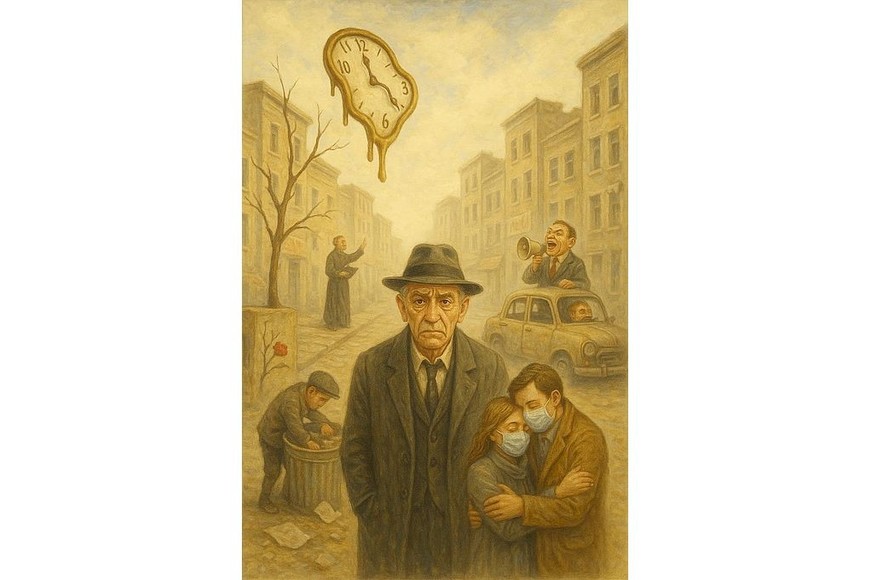 ¿Qué sapa señor? ... que el mundo anda en patas, el amor estornuda y el futuro se fue, sin dejar dirección.