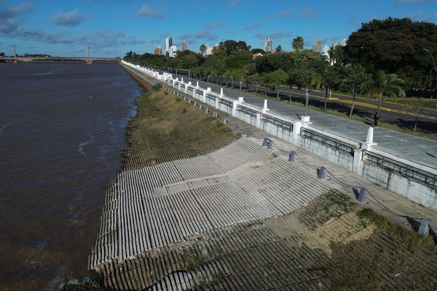 La Provincia finalizó las obras de mantenimiento del sistema de defensa del Gran Santa Fe con el 80 % del presupuesto.