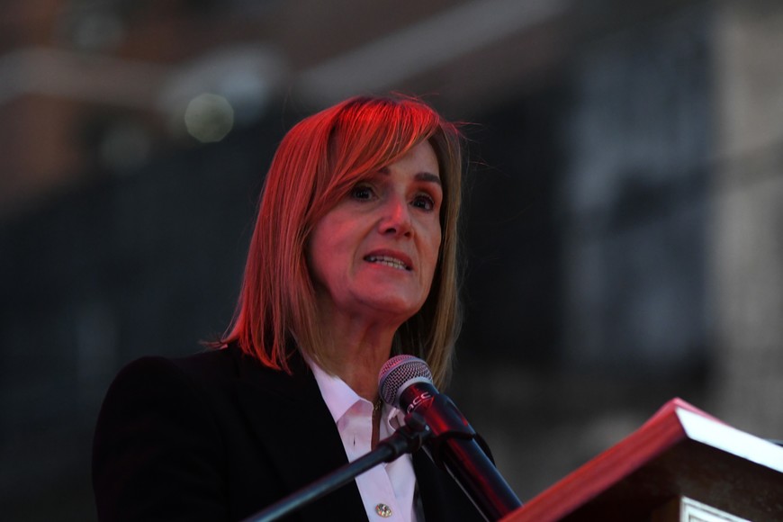 Mariela de Arcángelo destacó la importancia del legado de las fundadoras.Crédito: Manuel Fabatía.