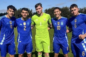 Una costumbre: los sabaleros en la Sub20 de Gugnali. Foto: Gentileza Prensa AFA