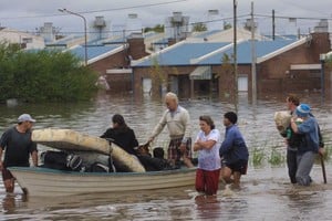 La inundación de abril de 2003. Foto: Archivo El Litoral