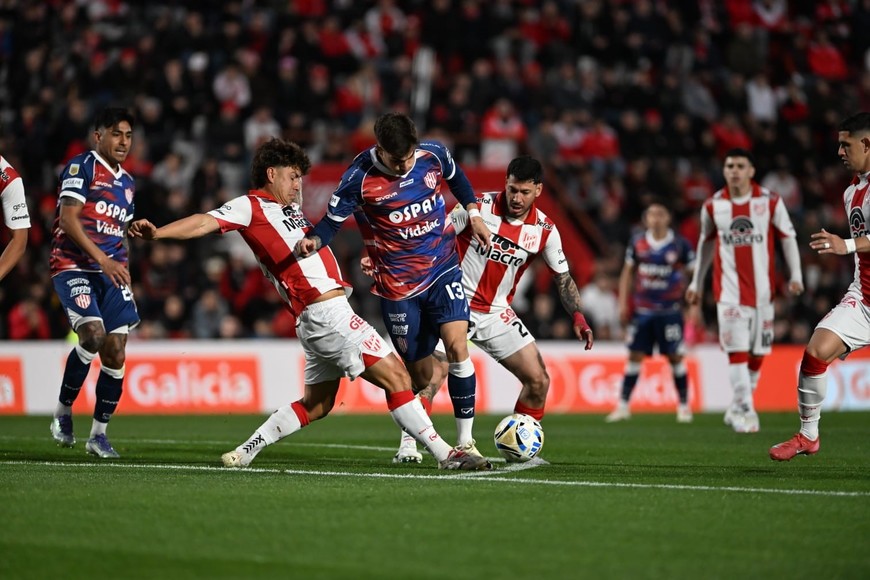 Fascendini, el central que encontró la confianza que buscaba hace rato. Foto: Facundo Luque