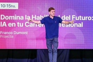 Franco Dumont, impulsor de Projectia, es estudiante del Profesorado en Ciencias de la Educación de la Facultad de Filosofía y Humanidades de la UCSF.  Crédito: Gentileza UCSF.