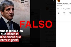 Es falso que el Gobierno instaló un nuevo corralito.