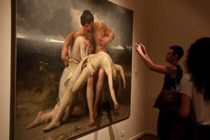 "El primer duelo" de William A. Bouguereau. Foto: Museo Nacional de Bellas Artes