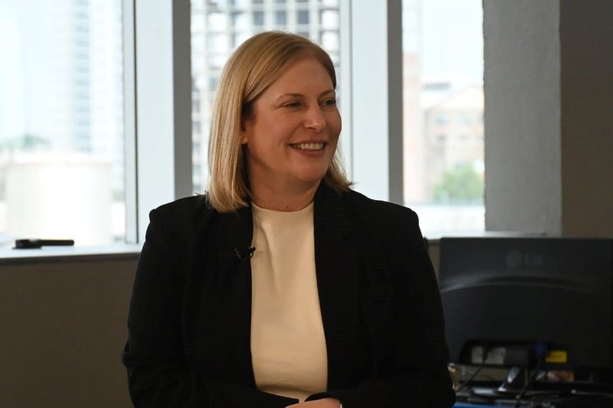 Gisela Scaglia habló en CyD Litoral tras el cierre de listas y detalló su plan para representar a Santa Fe. Foto: Flavio Raina