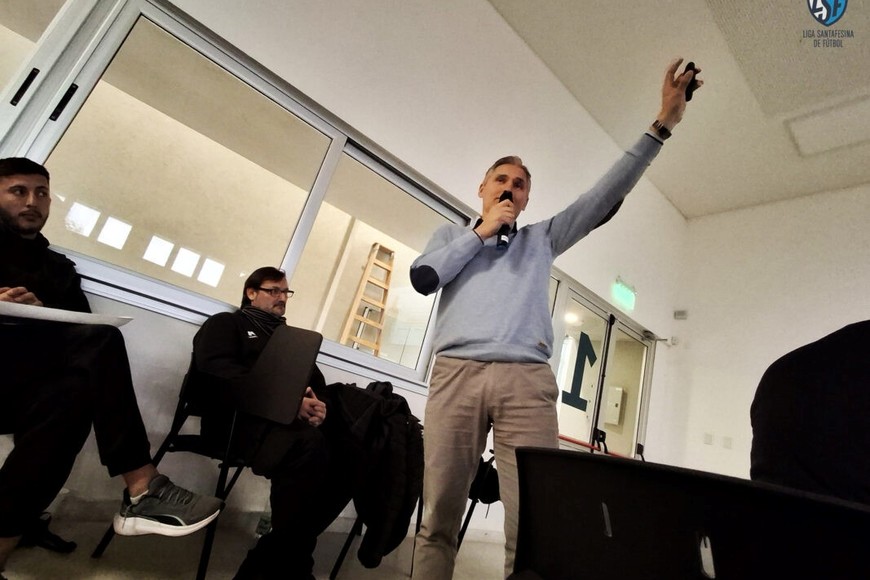 Tercer congreso de fútbol formativo en Esperanza. Crédito: Prensa Liga Santafesina de Fútbol
